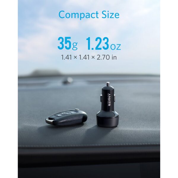 Anker Car Charger 35W PowerDrive PD+ 20W 15W