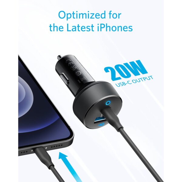 Anker Car Charger 35W PowerDrive PD+ 20W 15W