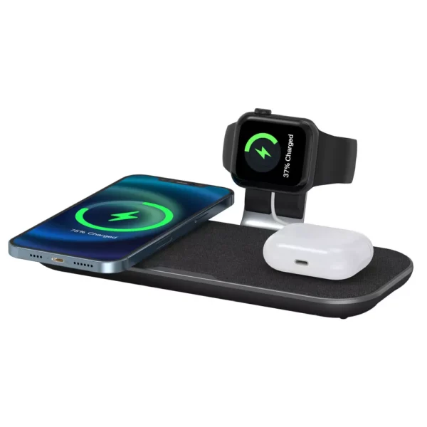WiWU Power Air PA3IN1B 3 in 1 Magsafe Wireless Charger