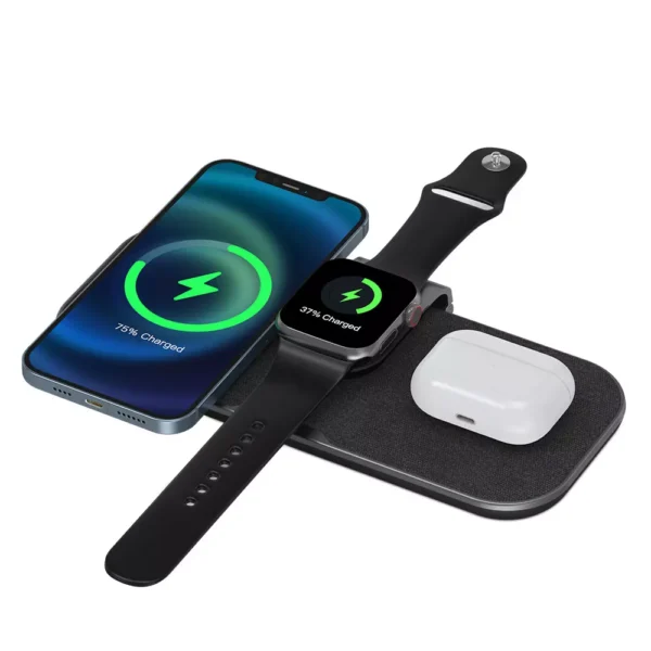 WiWU Power Air PA3IN1B 3 in 1 Magsafe Wireless Charger - Image 2