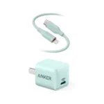 Anker Nano 20W Wall Charger with Powerline III Flow USB C to Lightning Cable