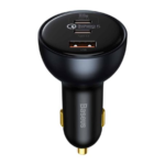 Baseus Qualcomm Quick Charge 5 Multi-Port Car Charger C+C+U 160W Set