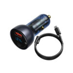 Baseus Particular Digital Display QC+PPS Dual Port 65W Car Charger Set