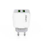 LDNIO A2202 Dual USB Ports Travel Charger with Lightning Cable