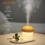 Jisulife JM02 Mushroom LED Humidifier 250Ml White – 3 Months Replacement Warranty
