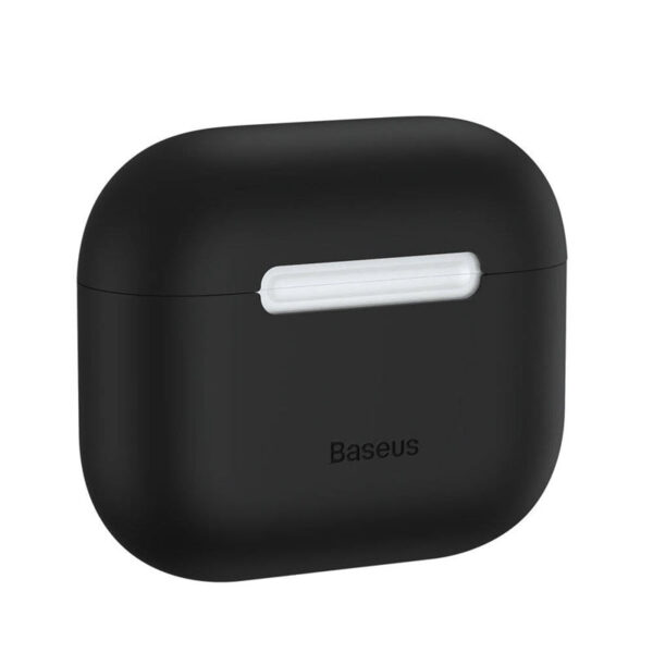 Baseus Apple Air Pods 2021 Case Super Thin Silica Gel Black WIAPPOD-CBZ01