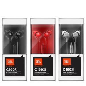 JBL Earphone Wired C100SI Premium Sound 3.5mm Earphone