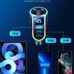 Joyroom Car Charger JR-CL21 150W 4 in 1 Cigarette Lighter Car Charger with LED Digital Display