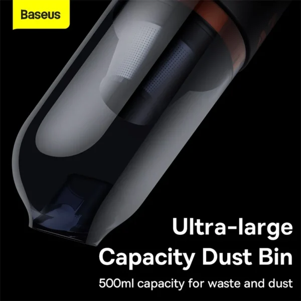 Baseus A7 Car Vacuum Cleaner 6000Pa Powerful Suction Cordless Dark Gray
