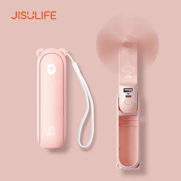 JISULIFE F8X Mini Fan Portable Fan (New Upgrade Version)