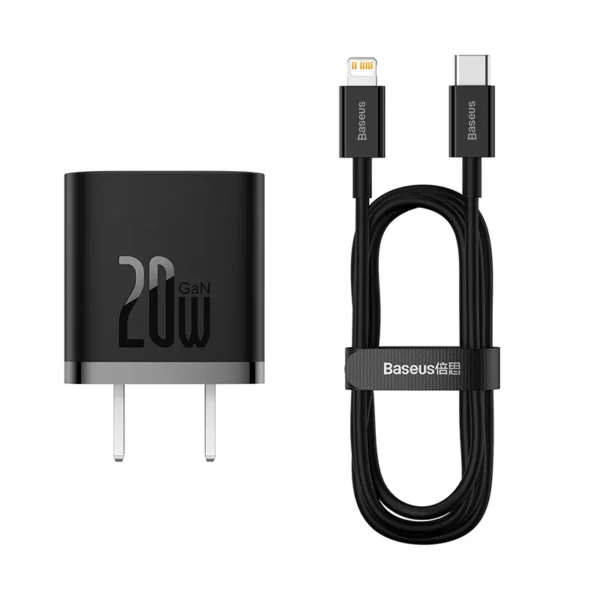 Baseus GaN5 Fast Charger 1C 20W CN (Mini) Black