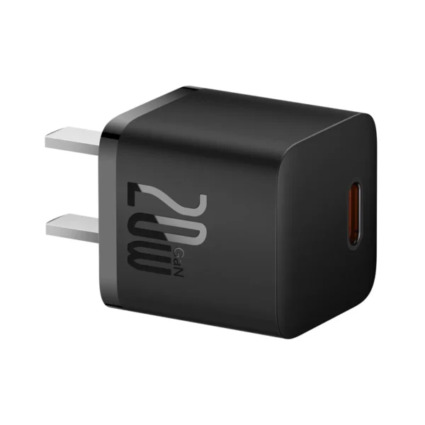 Baseus GaN5 Fast Charger 1C 20W CN (Mini) Black - Image 4