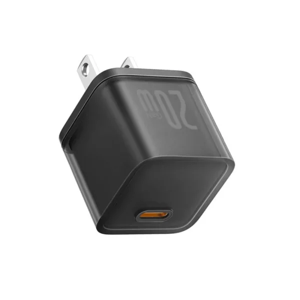 Baseus OS-GaN5S Gallium Nitride 20W Type-C Fast Charger, US Plug