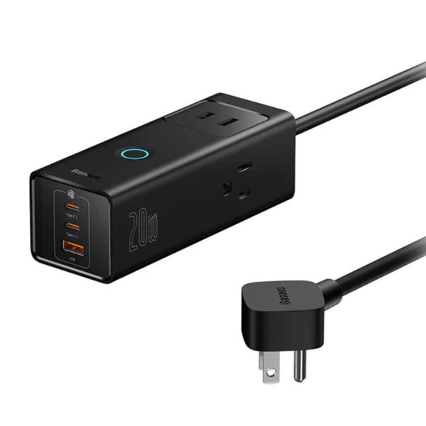 Baseus 3-in-1 20W Power Combo Lite 6 Ports Power Strip