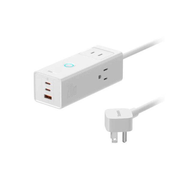 Baseus 3-in-1 20W Power Combo Lite 6 Ports Power Strip - Image 5